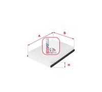 Filtro abitacolo Filtro particellare S 3211 C SOFIMA per FIAT JEEP ALFA ROMEO