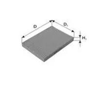 Filtro abitacolo Filtro particellare WA60223 PZL Filters per FIAT ALFA ROMEO