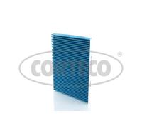 Corteco MicronAir Blue 49469985, filtro abitacolo auto con 4 strati filtranti per alta qualità dell'aria, protezione efficace contro aerosol virali, polline e allergeni, polveri sottili e gas - per au
