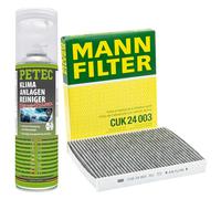 Filtro Abitacolo Mann Filter CUK 24 003 + Pulitore Clima Per Cadillac Chevrolet