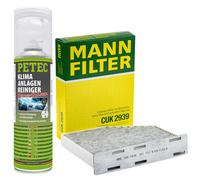 Filtro Abitacolo Mann Filter CUK 2939 + Pulitore Clima Per Audi Seat Skoda VW