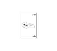 Filtro Abitacolo per Lamborghini Spyder Gallardo 5.0 5.2 LP550-2 VW Xl1 Audi A6