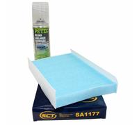 Filtro Abitacolo SA1177 + Climatizzatori Pulizia 500 ML per Citroen C2 C3