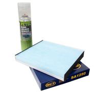 Filtro Abitacolo SA1250 + Climatizzatori Pulizia 500 ML per Opel Meriva A 1.3
