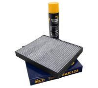 Filtro Abitacolo SAK123 + Detergente per Climatizzatori Audi Skoda Fabia VW Fox