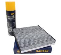 Filtro Abitacolo SAK182 + Climatizzatori Pulizia 520 ML per Alfa Citroen Ford