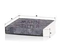 MANN-FILTER CUK 22 011 Filtro abitacolo
