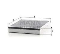 MANN-FILTER CUK 25 007 Filtro aria cabina - Filtro Antipolline con Carbonio attivato - per Autovetture + veicoli commeriali