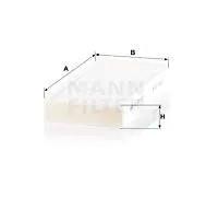 MANN-FILTER CU 23 005-2 Filtro aria cabina (set da 2) - per Autovetture + veicoli commeriali