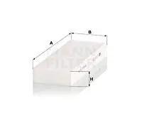 MANN-FILTER CU 26 025-2 Filtro aria cabina (set da 2) - per Autovetture + veicoli commeriali