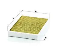 Filtro cabina MANN-FILTER FP 2733