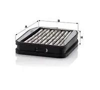 MANN-FILTER CUK 18 000-2 Filtro aria cabina - Filtro Antipolline con Carbonio attivato - (set da 2) per Autovetture + veicoli commeriali