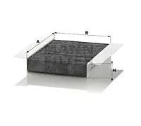 MANN-FILTER CUK 1820-2 Filtro aria cabina - Filtro Antipolline con Carbonio attivato - (set da 2) per Autovetture + veicoli commeriali