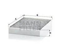 Filtro cabina MANN-FILTER CUK 23 014-2