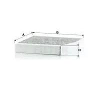 Filtro abitacolo sotto il cruscotto Filtro al carbone attivo CUK 26 007