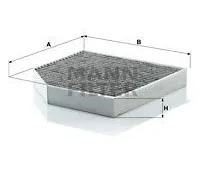 Filtro abitacolo sotto il cruscotto Filtro al carbone attivo CUK 2641 per AUDI