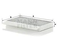 Filtro abitacolo sotto il cruscotto Filtro al carbone attivo CUK 27 021-2