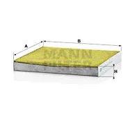 MANN-FILTER FP 22 021 Filtro aria cabina - FreciousPlus Filtro Antipolline Biofunzionale - per Autovetture + veicoli commeriali