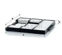 MANN-FILTER CU 2015 Filtro aria cabina - per Autovetture + veicoli commeriali