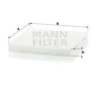 Filtro abitacolo sotto il cruscotto Filtro particellare CU 2132 MANN-FILTER