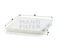Filtro abitacolo sotto il cruscotto Filtro particellare CU 2326 MANN-FILTER