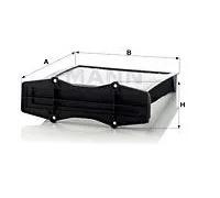 MANN-FILTER CU 2423 Filtro aria cabina - per Autovetture + veicoli commeriali
