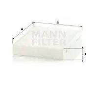 Filtro cabina MANN-FILTER CU 25 001