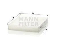 MANN-FILTER CU 2533-2 Filtro aria cabina (set da 2) - per Autovetture + veicoli commeriali