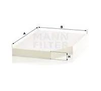 Filtro cabina MANN-FILTER CU 30 007