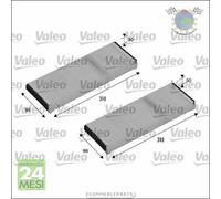 Filtro abitacolo Valeo per AUDI A6 bmt