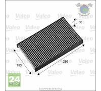 Filtro abitacolo Valeo per CITROEN C4 II C3 DS4 I C2 DS PEUGEOT 1007 RCZ 308 30