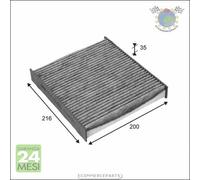 Filtro abitacolo Valeo per DACIA SANDERO DUSTER LOGAN RENAULT CAPTUR CLIO bn0
