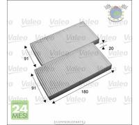 Filtro abitacolo Valeo per DODGE NITRO JEEP CHEROKEE
