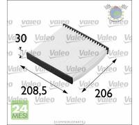 Filtro abitacolo Valeo per RENAULT LAGUNA VEL