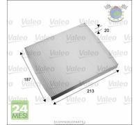 Filtro abitacolo Valeo per SUZUKI JIMNY