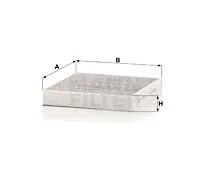 MANN-FILTER CUK 2440 Filtro aria cabina - Filtro Antipolline con Carbonio attivato - per Autovetture + veicoli commeriali