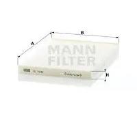 Filtro cabina MANN-FILTER CU 1936
