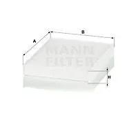 Filtro abitacolo Vano interno veicolo lato autista Filtro particellare CU 2433