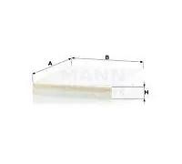 Filtro cabina MANN-FILTER CU 3780