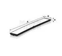 Filtro cabina MANN-FILTER CU 6724
