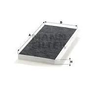 Filtro cabina MANN-FILTER CUK 5366
