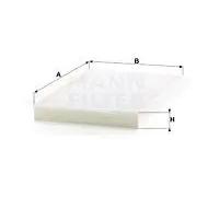 Filtro cabina MANN-FILTER CU 3569