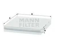 MANN-FILTER CU 2435 Filtro aria cabina - per Autovetture + veicoli commeriali