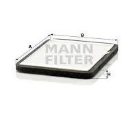 Filtro cabina MANN-FILTER CUK 2424