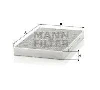 Filtro cabina MANN-FILTER CUK 3192