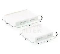 Filtro cabina MANN-FILTER CU 21 000-2