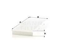 Filtro abitacolo Vano motore lato passeg., sotto la copertura vaschetta acqua