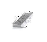 MANN-FILTER CUK 5480 Filtro aria cabina - Filtro Antipolline con Carbonio attivato - per Autovetture + veicoli commeriali