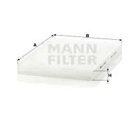 Filtro cabina MANN-FILTER CU 2882