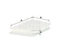 Filtro cabina MANN-FILTER CU 3461